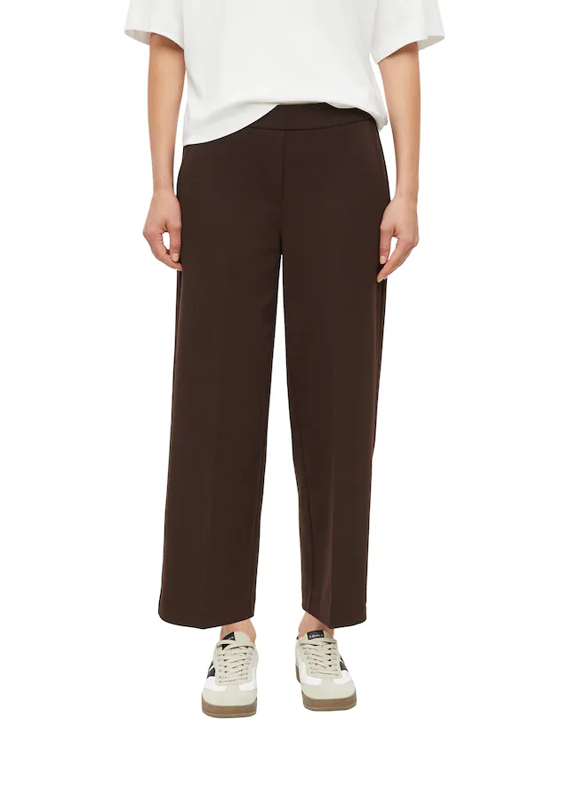 s.Oliver 7/8-Hose mit Bundfalten und Stretch-Anteil