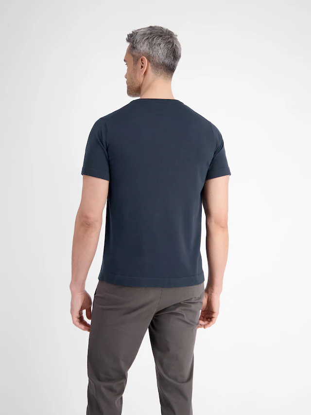 LERROS Kurzarmshirt in Feinstrick
