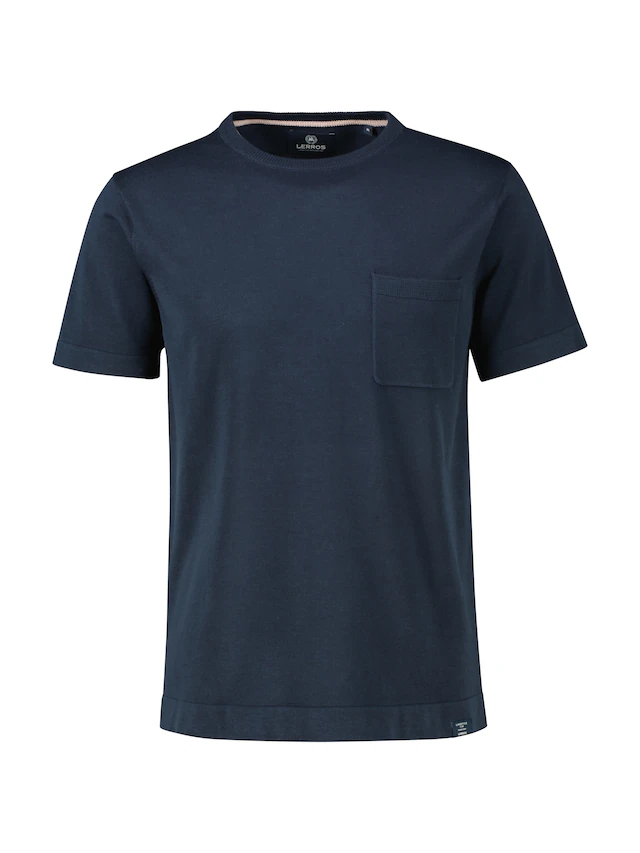 LERROS Kurzarmshirt in Feinstrick