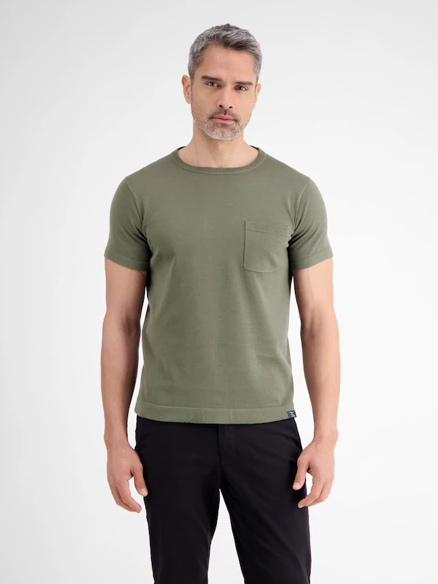 LERROS Kurzarmshirt in Feinstrick