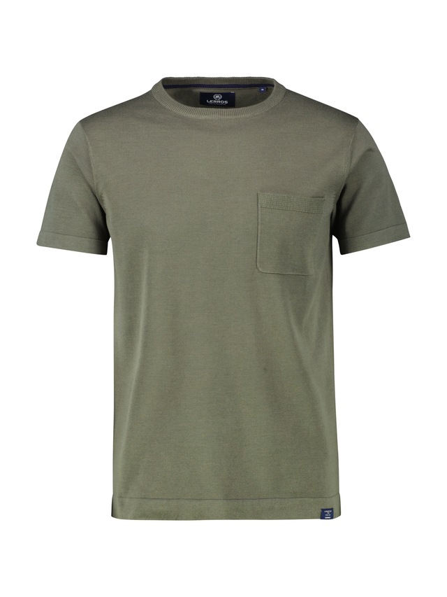 LERROS Kurzarmshirt in Feinstrick