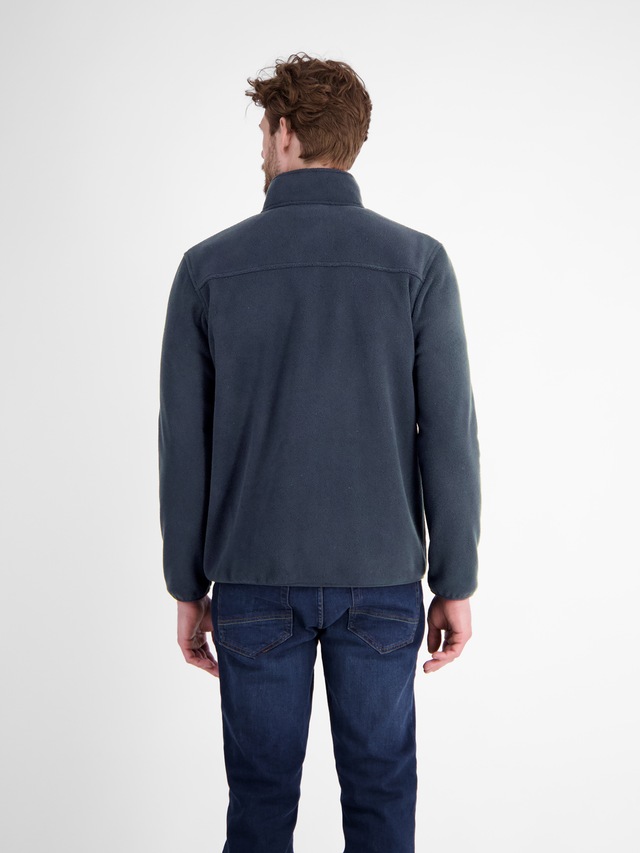 LERROS Sweatjacke Polarfleece-Jacke mit Reißverschluss