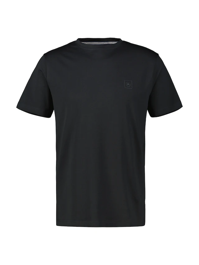LERROS T-Shirt mit Logo Stickerei