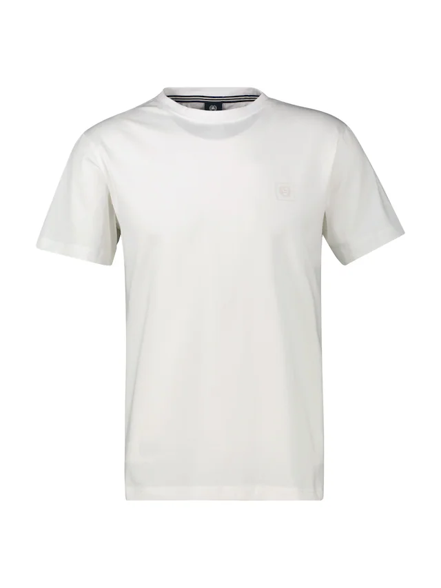 LERROS T-Shirt mit Logo Stickerei