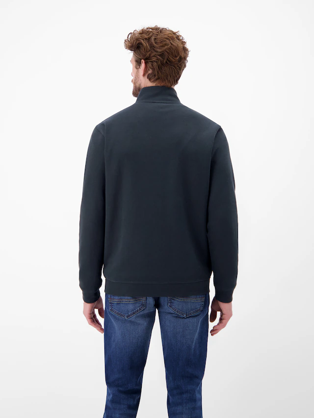 LERROS Sweatjacke mit Stehkragen