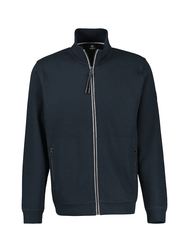LERROS Sweatjacke mit Stehkragen