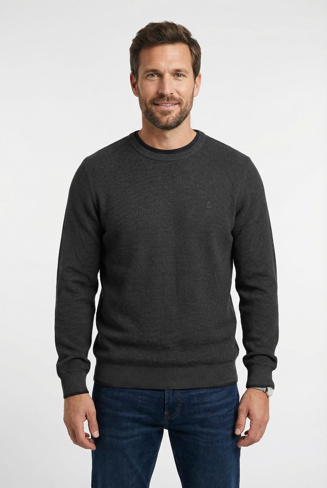 LERROS Strickpullover mit Rippbündchen
