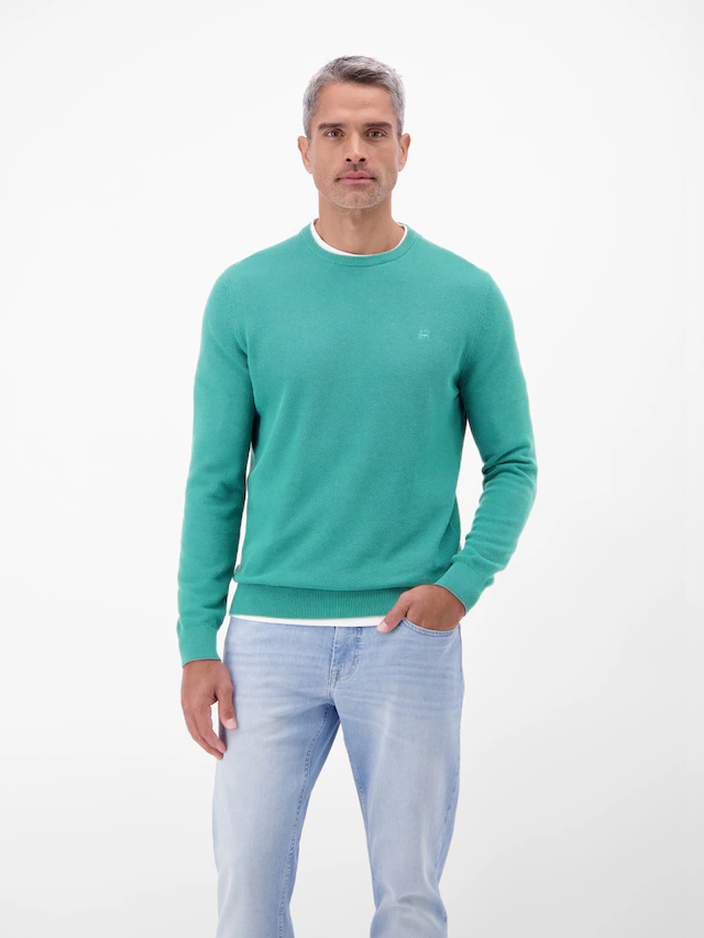 LERROS Strickpullover mit Rippbündchen