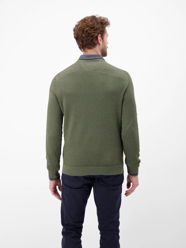 LERROS Strickpullover mit Rippbündchen