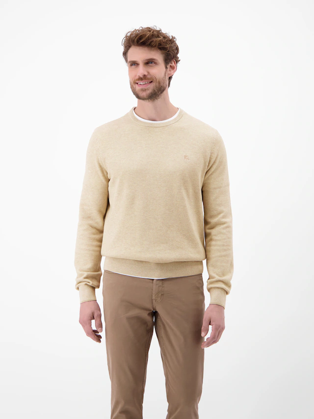 LERROS Strickpullover mit Rippbündchen
