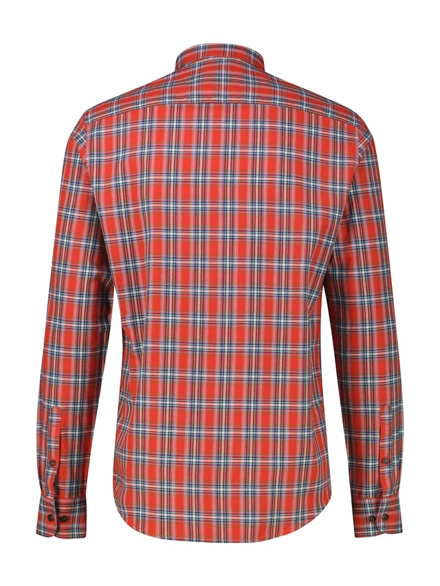 LERROS Karohemd langarm, mit Button-Down-Kragen