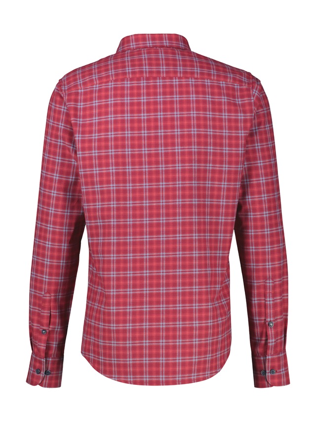LERROS Karohemd langarm, mit Button-Down-Kragen