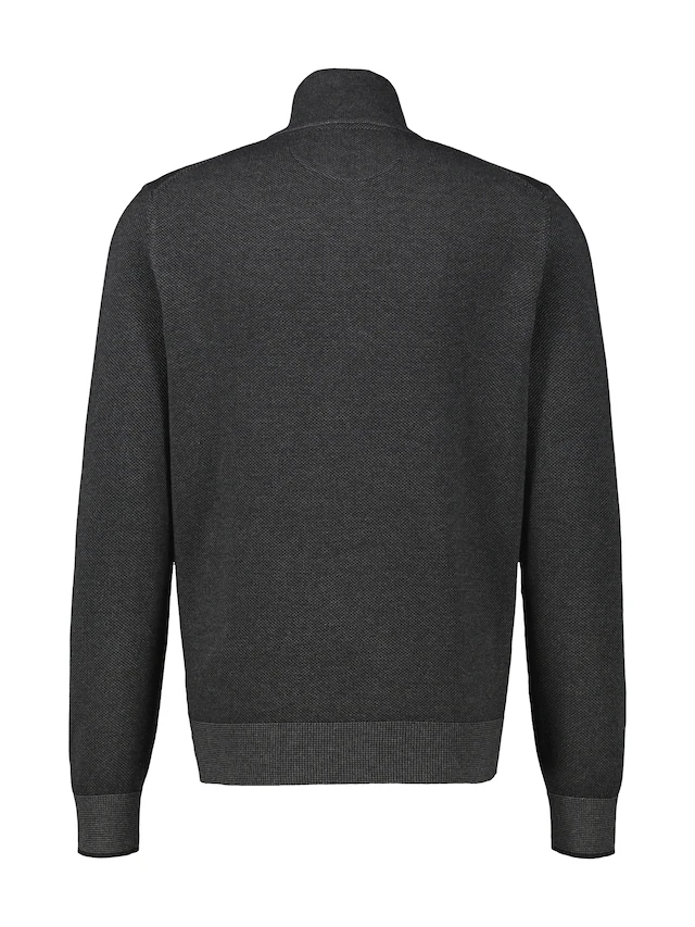 LERROS Strickjacke mit Reißverschluss und Strehkragen