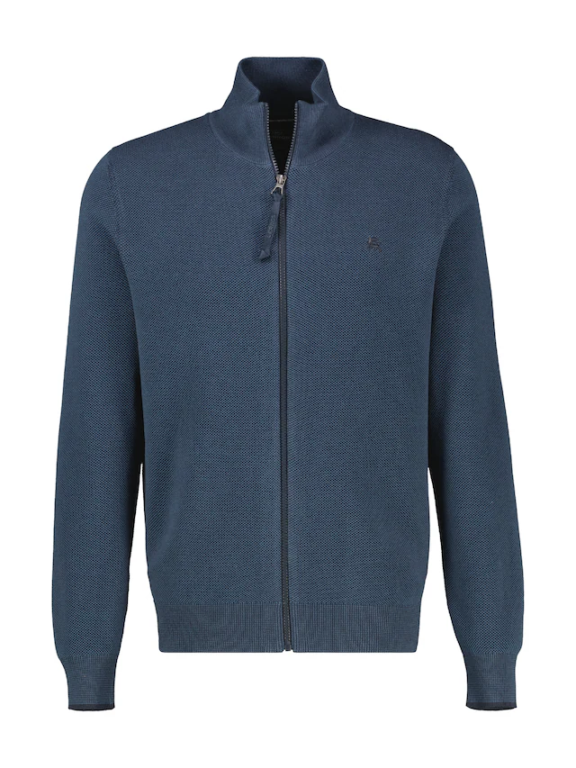 LERROS Strickjacke mit Reißverschluss und Strehkragen