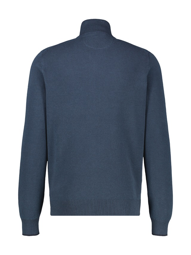 LERROS Strickjacke mit Reißverschluss und Strehkragen