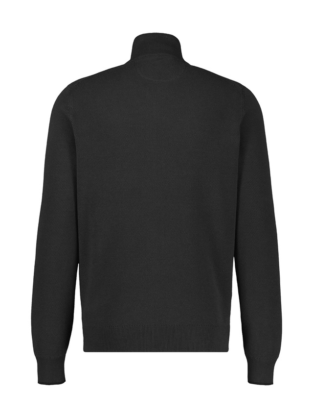 LERROS Strickjacke mit Reißverschluss und Strehkragen