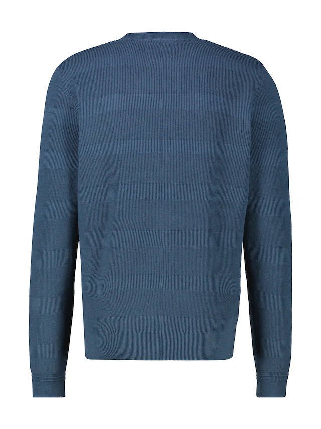 LERROS Strickpullover mit Logo Stickerei
