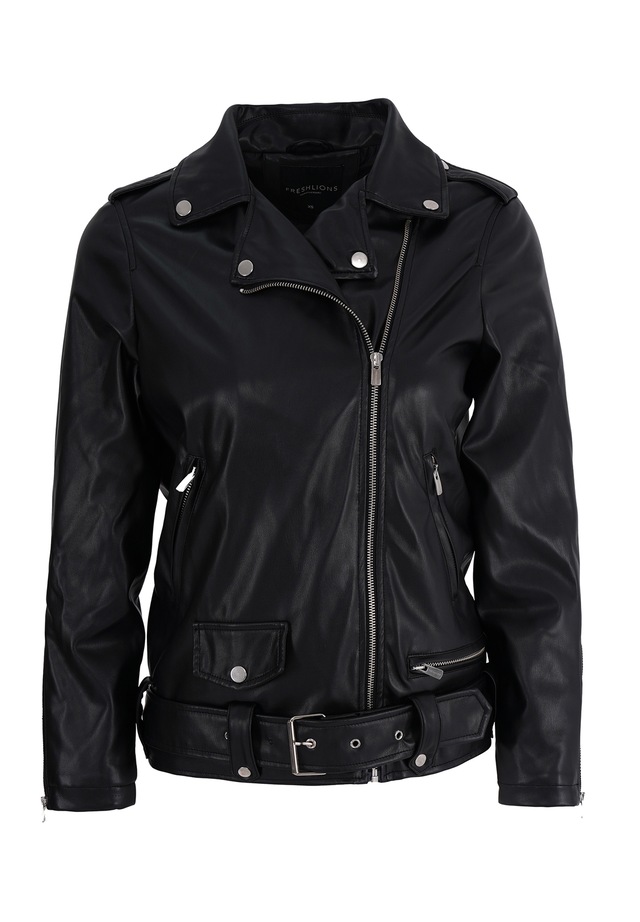 freshlions Lederimitatjacke »Nela« 1 Stk. tlg. in angesagter Kunstleder-Optik