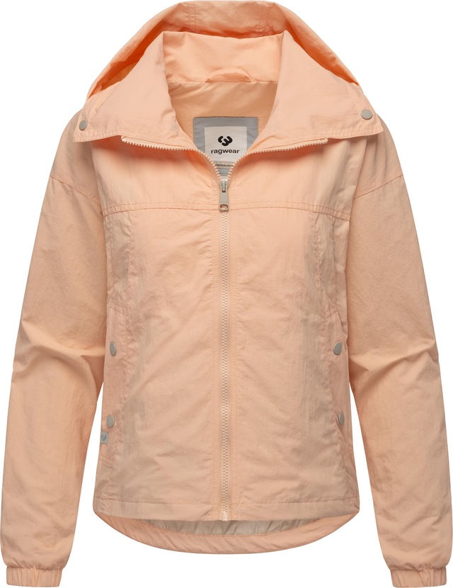 Ragwear Outdoorjacke »Cerys« mit Kapuze kurze Damen Übergangsjacke mit verstaubarer Kapuze