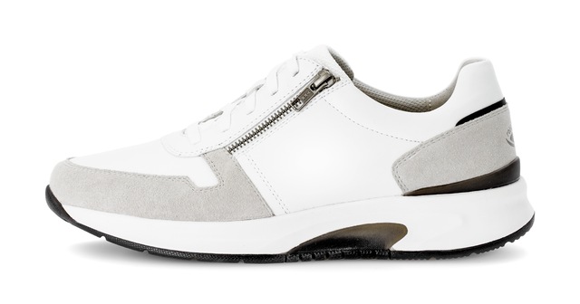 Gabor Sneaker , Komfortschuh, Schnürschuh, Halbschuh im Materialmix, G-Weite