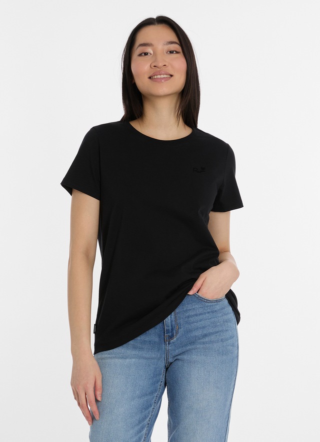 Ragwear Kurzarmshirt »ADORI LOVE« aus Baumwolle und Jersey, hüftlange Passform, mit Rundhalsausschnitt