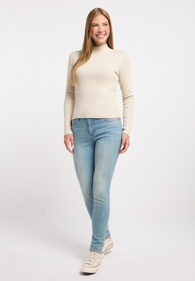 Ragwear Langarmshirt »JANELLE LONG« mit bequemer Passform, hüftlange Schnittform, unifarben, pflegeleicht