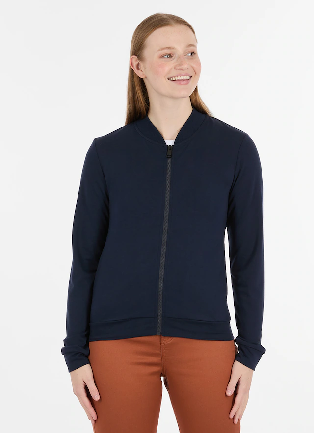 Ragwear Sweatjacke »KENIANE« mit Reißverschluss in unifarbener Optik