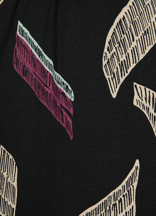 Ragwear Sweatjacke »KENIANE PRINT« mit Reißverschluss, aus Polyester, Viskose und Elasthan, Langarm