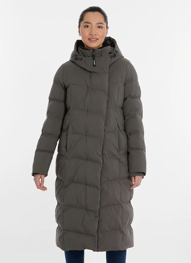 Ragwear Steppmantel »PAVLA LONG« verdeckter Reißverschluss