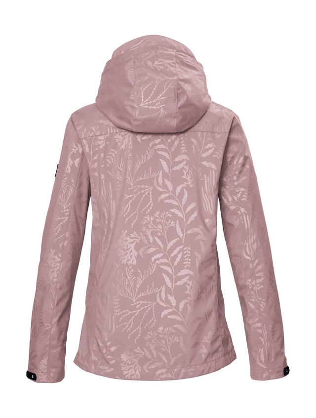 Killtec Softshelljacke »KOS 122 WMN SFTSHLL JCKT FLORAL« Softshelljacke: Wind- und wasserdicht, atmungsaktiv, Kapuze abzippbar