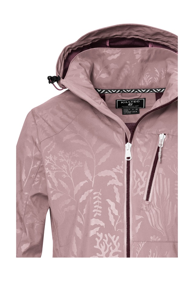 Killtec Softshelljacke »KOS 122 WMN SFTSHLL JCKT FLORAL« Softshelljacke: Wind- und wasserdicht, atmungsaktiv, Kapuze abzippbar