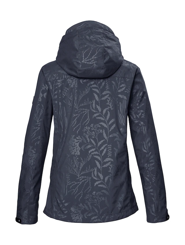 Killtec Softshelljacke »KOS 122 WMN SFTSHLL JCKT FLORAL« Softshelljacke: Wind- und wasserdicht, atmungsaktiv, Kapuze abzippbar