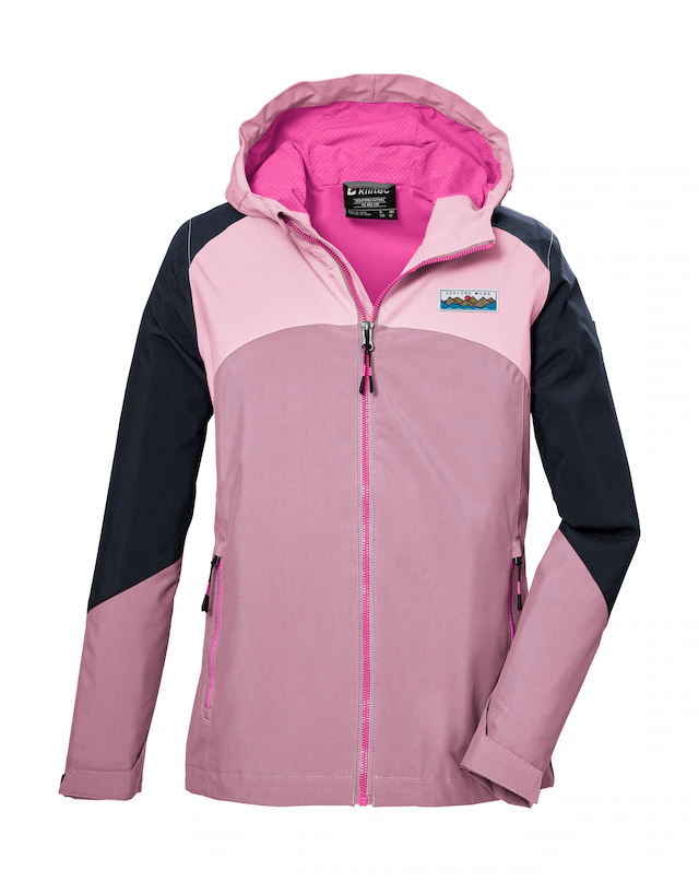 Killtec Funktionsjacke »KOS 150 GRLS JCKT« Wind- und wasserdichte Kinderjacke mit verstellbarer Kapuze
