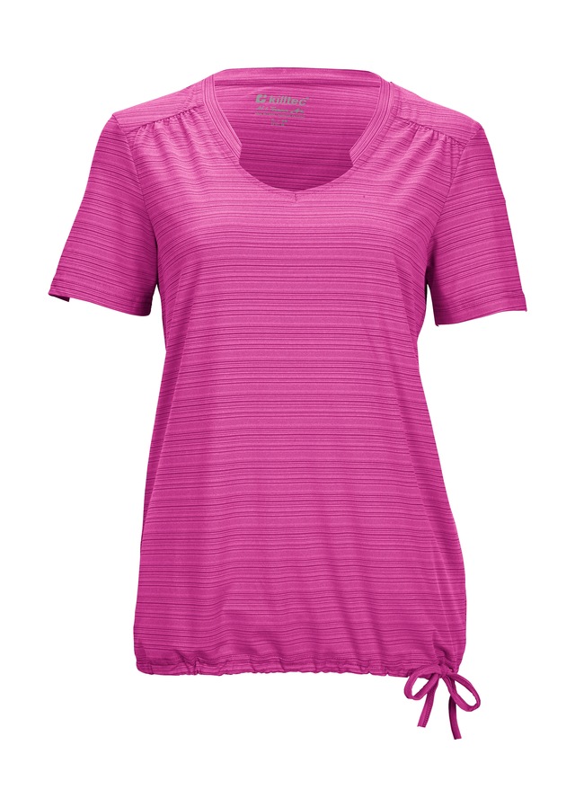 Killtec T-Shirt »KOS 46 WMN TSHRT« Schnelltrocknend, feuchtigkeitstransportierend, verstellbarer Saum