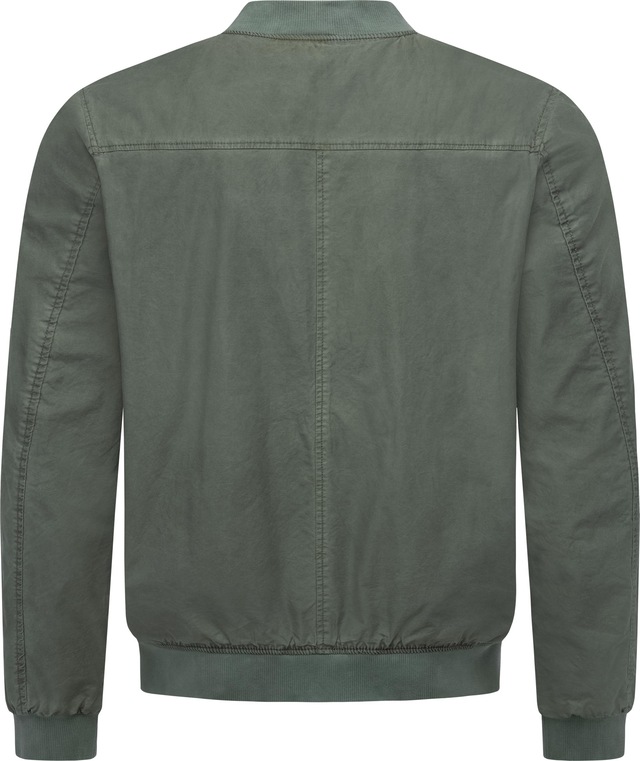 Ragwear Bomberjacke »Daq« ohne Kapuze lässige Herren Jacke kurz mit Rippstrickbündchen