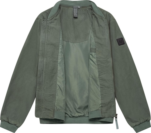 Ragwear Bomberjacke »Daq« ohne Kapuze lässige Herren Jacke kurz mit Rippstrickbündchen