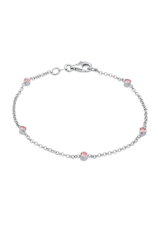 Elli Armkette »Armband Eleganz Basic 925 Silber, mit Kristallen von Swarovski®«
