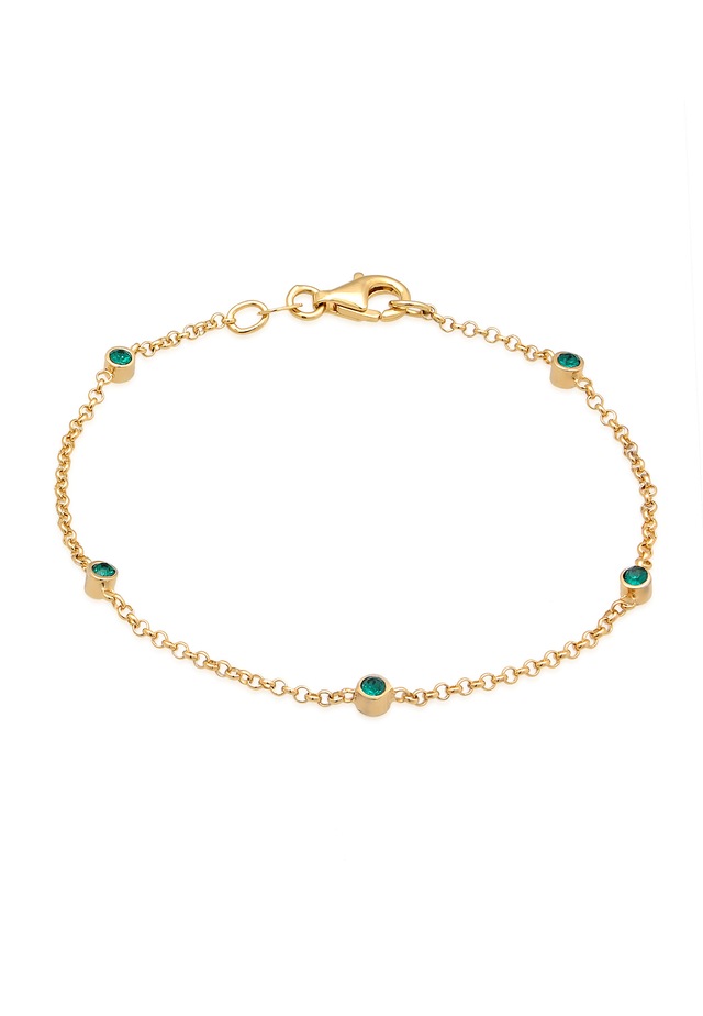 Elli Armkette »Armband Eleganz Basic 925 Silber, mit Kristallen von Swarovski®«