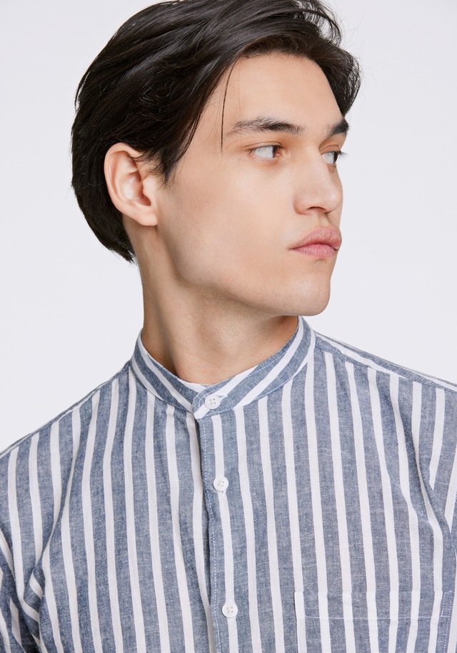 LINDBERGH Leinenhemd »Leinenhemd (Langarm) Slim Fit«