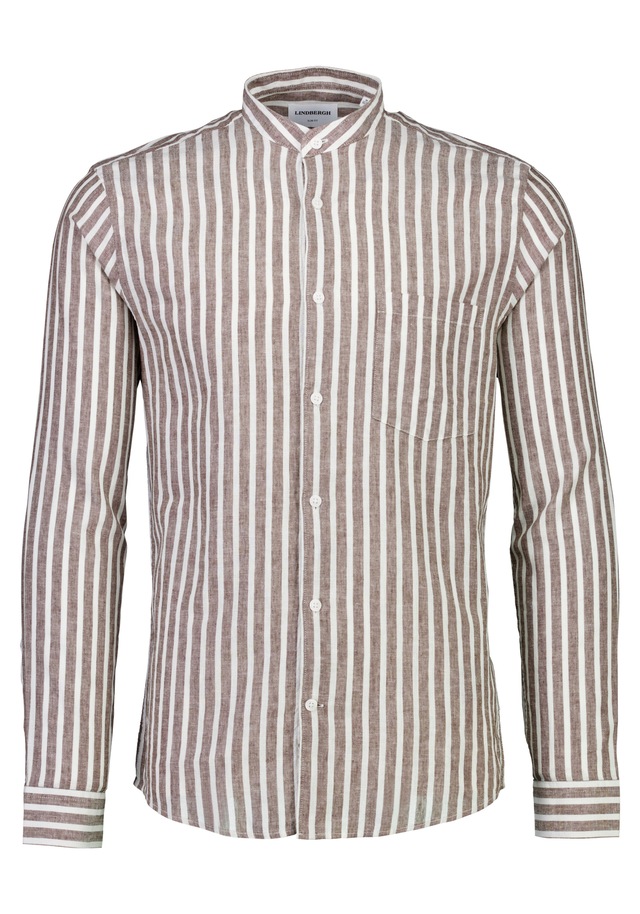 LINDBERGH Leinenhemd »Leinenhemd (Langarm) Slim Fit«