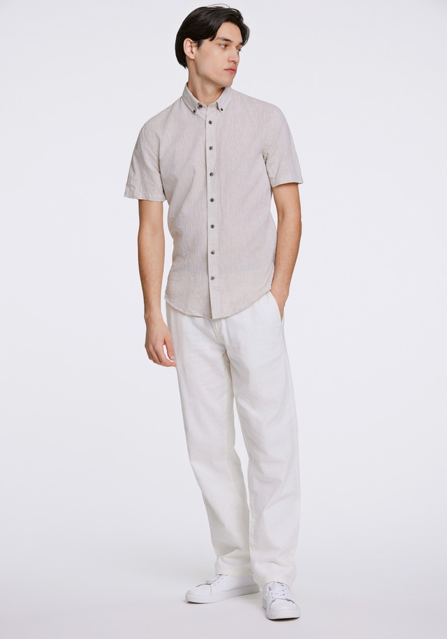 LINDBERGH Leinenhemd »Leinenhemd (Kurzarm) Relaxed Fit«