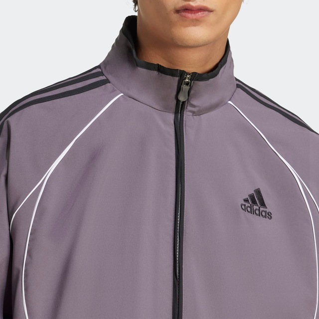 adidas Originals Sommerjacke »TEAMGEIST ADICOLOR ORIGINALS« mit hohem Kragen, aus gewebtem Polyester, lockere Passform