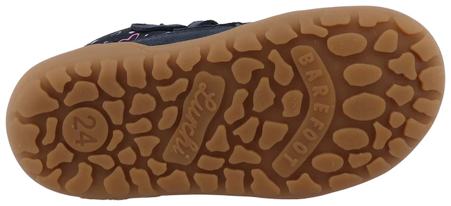 Lurchi Barfußschuh »Jilly Barefoot-TEX« Klettschuh mit Warmfutter, Größenschablone zum Download