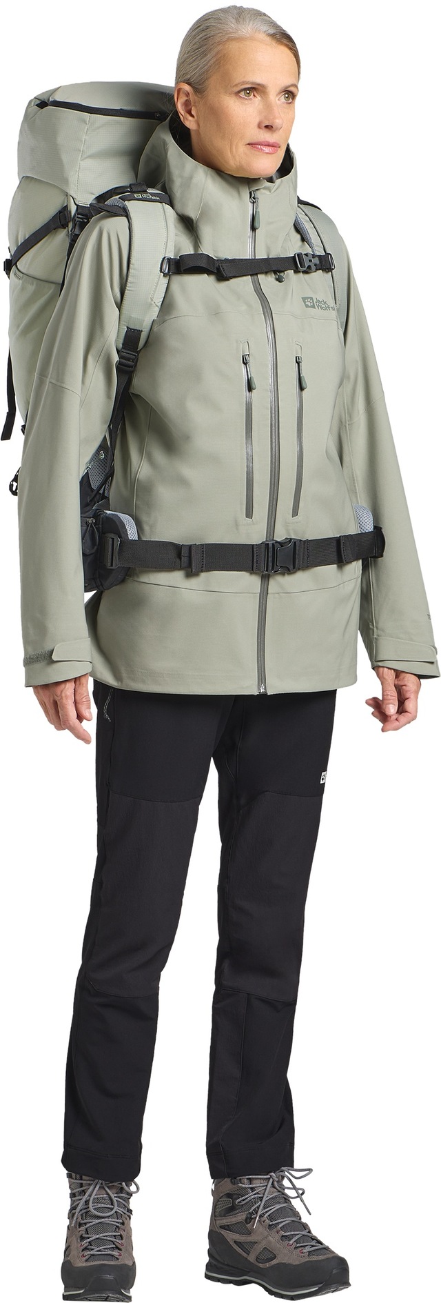 Jack Wolfskin Funktionsjacke »KAMMWEG 3L JKT W« mit Kapuze atmungsaktiv, wasserdicht, winddicht