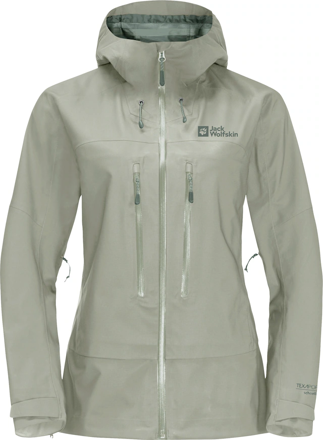 Jack Wolfskin Funktionsjacke »KAMMWEG 3L JKT W« mit Kapuze atmungsaktiv, wasserdicht, winddicht
