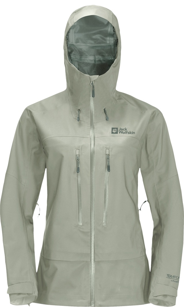Jack Wolfskin Funktionsjacke »KAMMWEG 3L JKT W« mit Kapuze atmungsaktiv, wasserdicht, winddicht