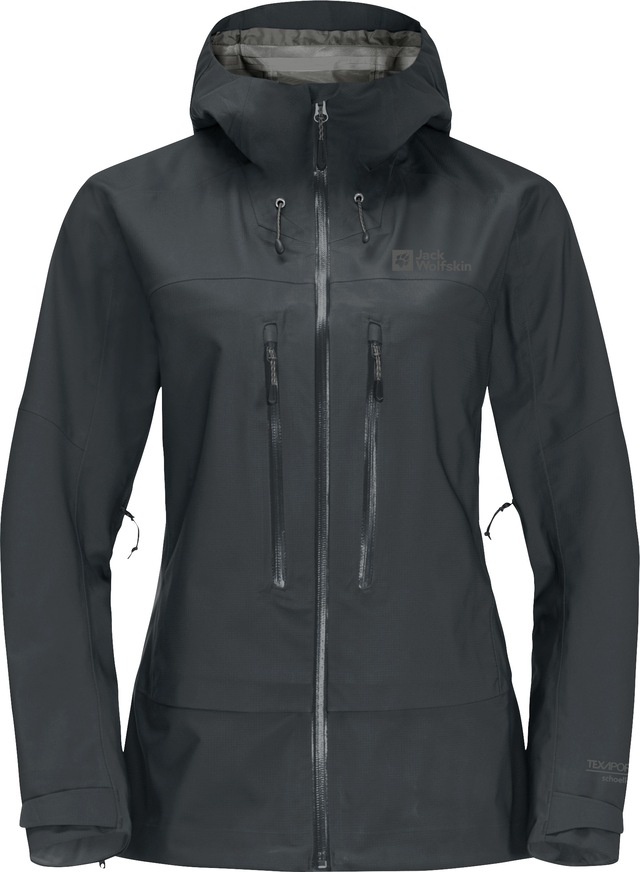 Jack Wolfskin Funktionsjacke »KAMMWEG 3L JKT W« mit Kapuze atmungsaktiv, wasserdicht, winddicht