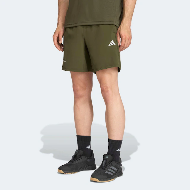 adidas Performance Shorts »TRAINING ESSENTIALS HOLIDAY PACK« für Fitness und Training, mit Metallic-Optik, schnelltrocknend