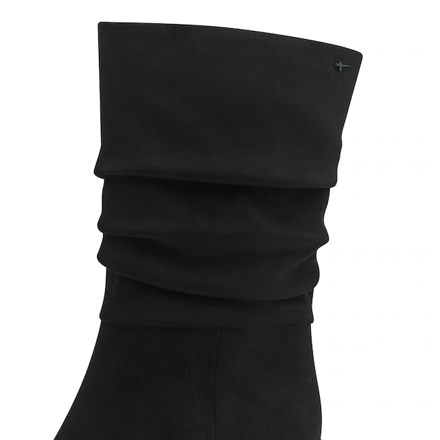 Tamaris Stiefel Blockabsatz, Kurzstiefel mit Reißverschluss, in veganer Verarbeitung