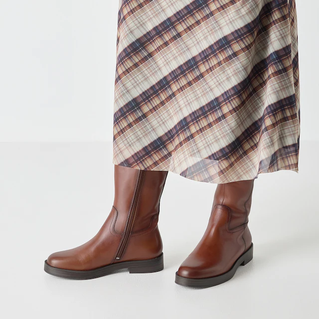 Tamaris Stiefel , Blockabsatz, Businessstiefel im klassischen Reiterlook